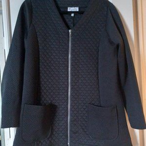 Lynn Ritchie Quilted Black Blazer